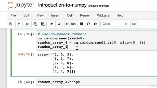 46 NumPy Random Seed смотреть онлайн