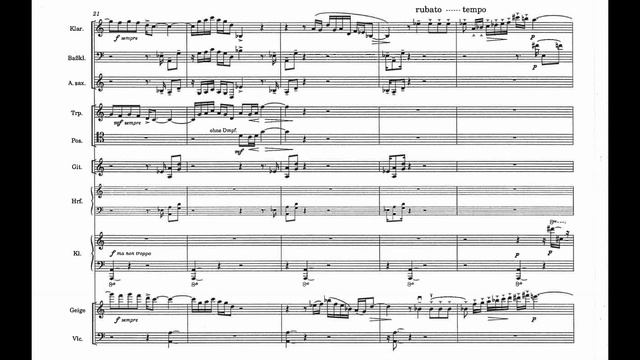 Erwin Schulhoff - Tango for Ensemble (1922) [Score-Video] смотреть онлайн