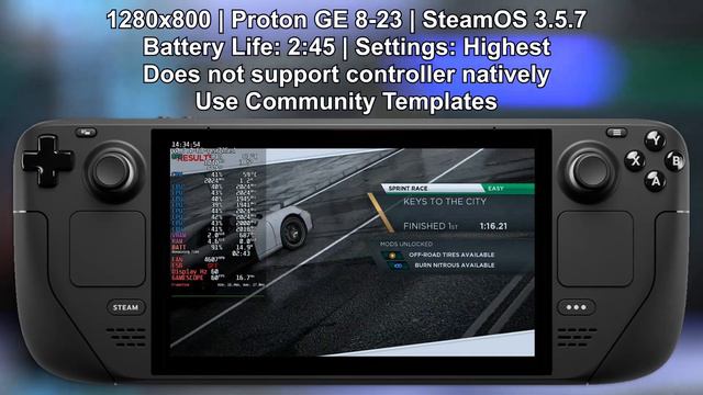 Can The Steam Deck Run Need for Speed:Most Wanted?