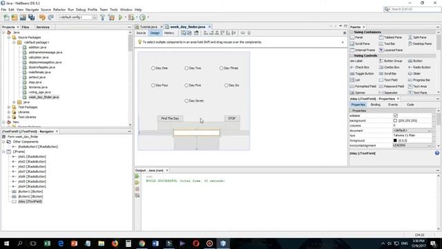 JAVA Tutorial 10 - How to make a Week Day Finder in JAVA смотреть онлайн