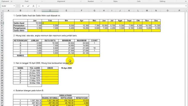 Download Soal Test Kerja Excel Untuk Admin смотреть онлайн