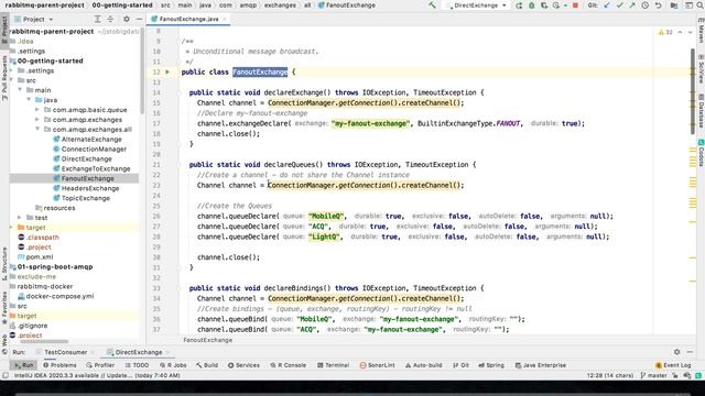 Fanout Exchange in RabbitMQ - AMQP [Complete Tutorial Series in Java] смотреть онлайн