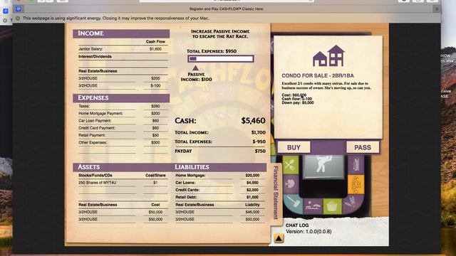 HOW TO PLAY CASHFLOW FAST! : Cashflow Game 1