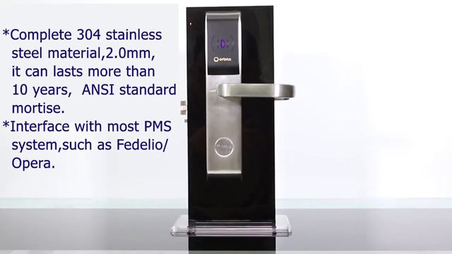 the waterproof hotel door lock orbita E3041，the best and safe lock смотреть онлайн