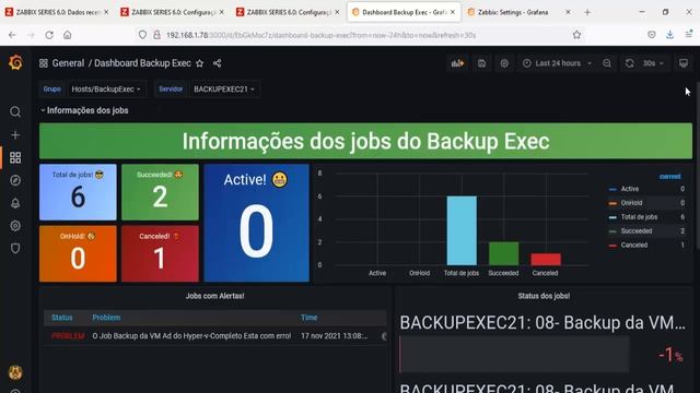 01.33- Finalizando a Zabbix séries com o tema Backup Exec. смотреть онлайн