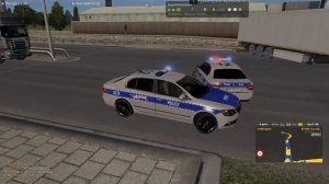 Euro Truck Simulator 2 Multiplayer Полицейская шкода всем