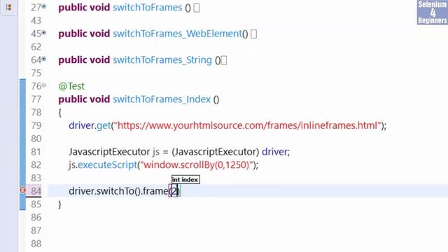 ✔ #Selenium frame (index) Switch To A Frame | (Video 32) смотреть онлайн
