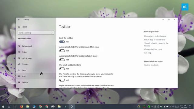 How to change Taskbar icon size based on screen size on Windows 10 смотреть онлайн