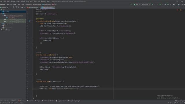 How to Save Layouts / Views as Image in Gallery | Save Layout as Image | Android Studio in JAVA смотреть онлайн