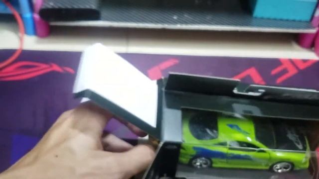 Unbox Jada Toys Mitsubishi Eclipse 1995 1:32 from Fast and Furious смотреть онлайн