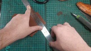 Курс Кожевника. Как кроить кожу? Техника линейного хвата