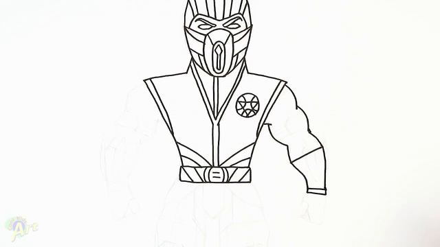 How to Draw Sub-Zero | Mortal Kombat смотреть онлайн