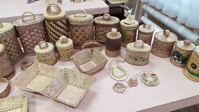 Обучение взрослого населения берестяному промыслу. МБОУДО ЦРТ 