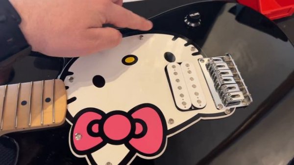 The Squier Hello Kitty Stratocaster is THE MANLIEST guitar you can buy!