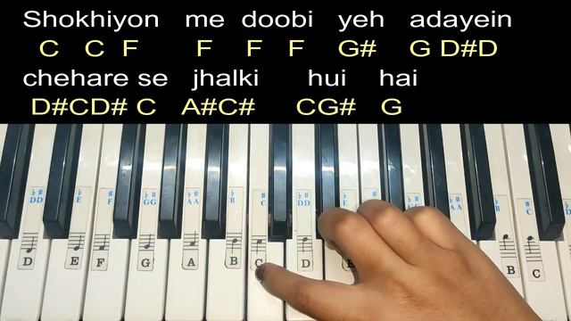 Main Agar Kahoon | Easy Tutorial With Notations and Chords Step by step | Om Shanti Om смотреть онлайн