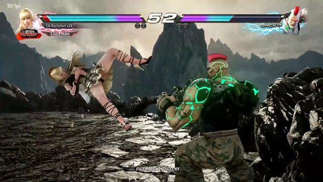 08_1 Lili Rochefort Black Desert - Stella Costume vs Jack Tekken 7 ( x24 ) PC RX 570 смотреть онлайн