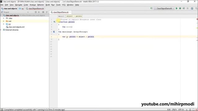 #331 Kotlin Tutorial | Anonymous Inner Class смотреть онлайн