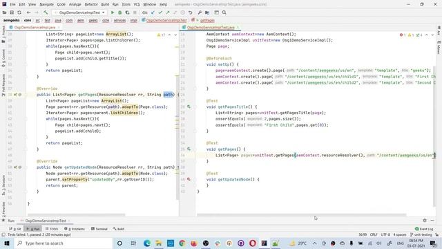 AEM JUNIT #5 | Unit Test for OSGi Service in aem смотреть онлайн