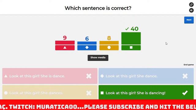 #PresentSimple #PresentContinuous KAHOOT LIVE-Season 5 Simple Present vs Present Continuous смотреть онлайн