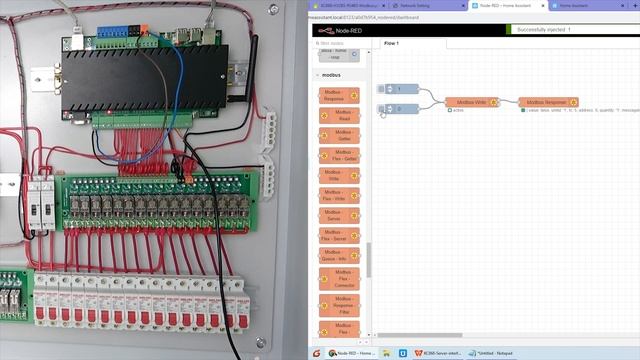 【home automation training -31】control modbus relay by Node-Red смотреть онлайн