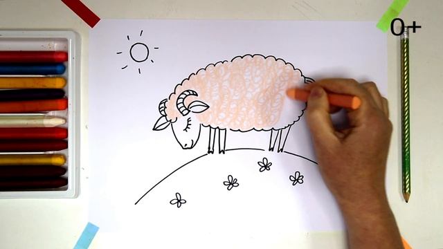 #какнарисовать #БАРАШЕК Уроки Рисования Для Детей #howtodraw #lamb #drawforchildren