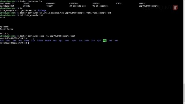 Docker Q&A 004 Docker cp - Pytania odpowiedzi i praktyczne przykłady смотреть онлайн