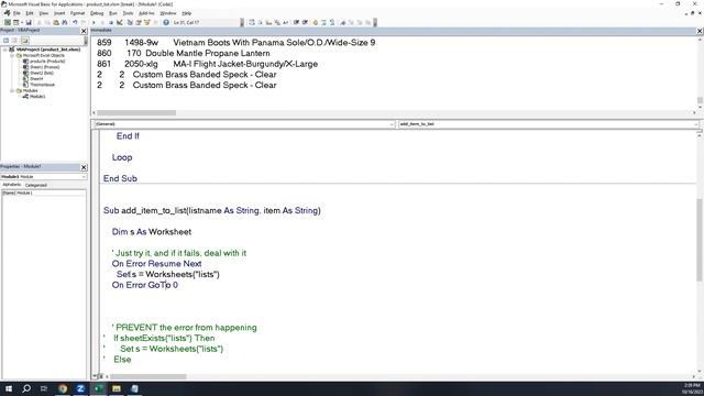 VBA Error trapping and debugging смотреть онлайн
