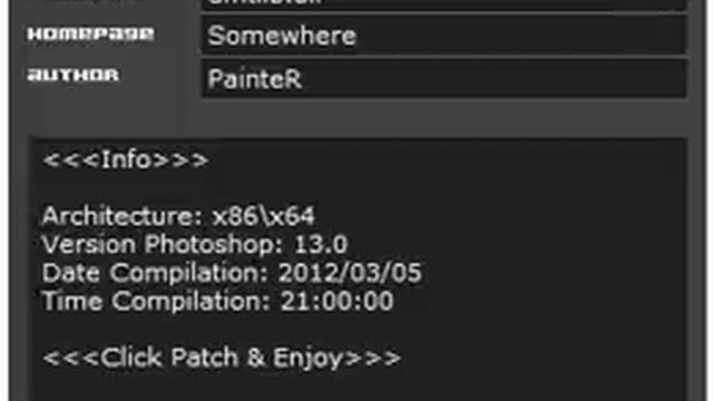 Adobe Photoshop CS6 Patcher Music by PainteR [Released Mar. 2012] смотреть онлайн