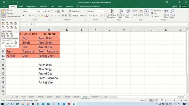 How to Paste Formula as Text in Excel смотреть онлайн