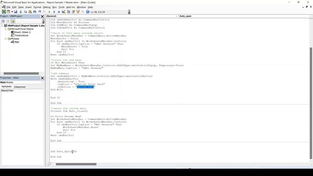 Excel VBA #3 - Add Custom Menu смотреть онлайн