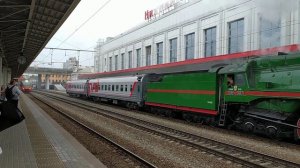 "Раритет!" Паровоз П36-0071 с туристическим поездом станция Нижний Новгород Московский 21.09.2023