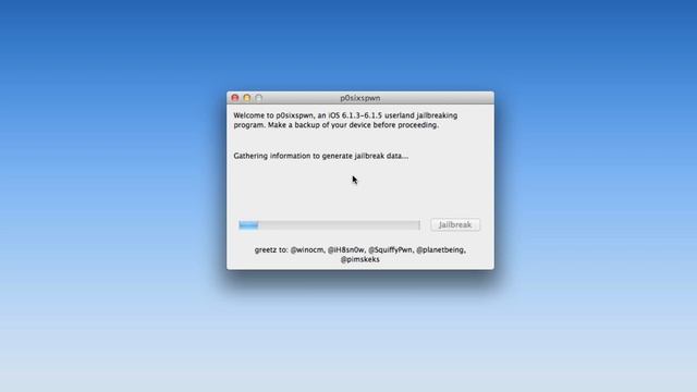 Jailbreak p0sixspwn 6.1.3 - 6.1.5 для iPhone/iPad смотреть онлайн