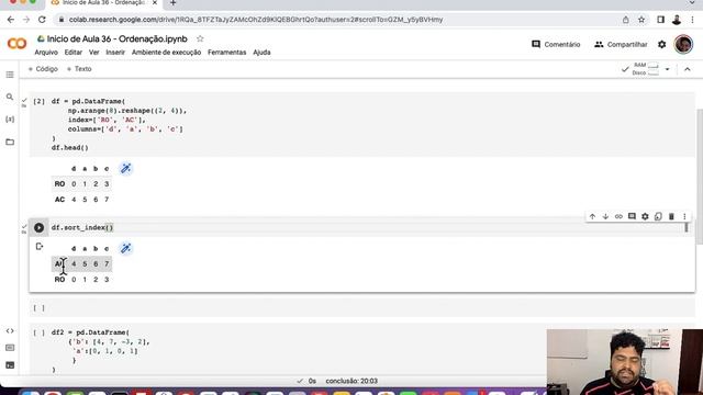 Ordenando Dataframes no Pandas - Python para análise e ciência de dados. смотреть онлайн
