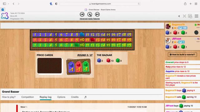 How to Play Grand Bazaar on Board Game Arena смотреть онлайн