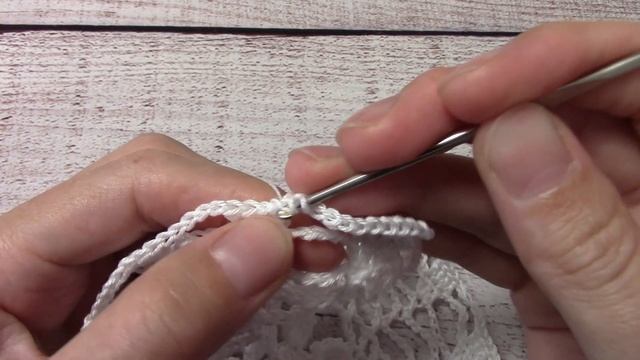 Красивая салфетка крючком //МК для начинающих