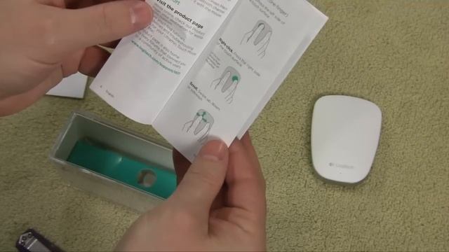 Logitech t631 Ultra-thin Touch Mouse смотреть онлайн
