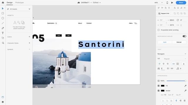 Travel Web Design - Adobe XD - Speed Art Tutorial