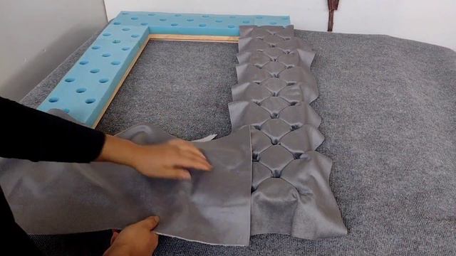 Nueva técnica diseño Capitone fácil / Marco de espejo Capitoneado DIY смотреть онлайн
