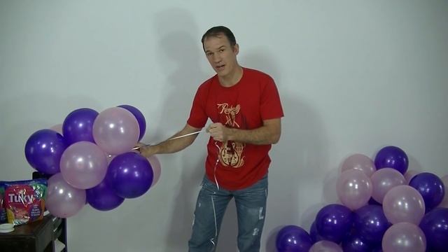 como hacer un arco de globos - decoracion con globos - arco con globos смотреть онлайн