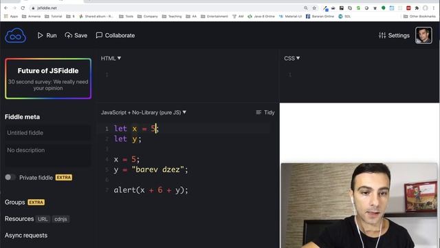 Javascript - Փոփոխականներ (let) смотреть онлайн