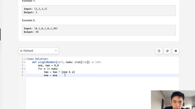 Leetcode - Single Number II (Python) смотреть онлайн
