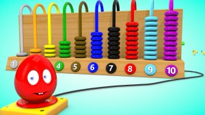 Учим цвета и цифры от 1 до 10 Развитие малыша Деревянная игрушка
