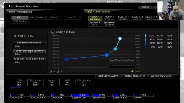 LT520, LT720, LS520, LS720 - Как настроить помпу и вентиляторы?