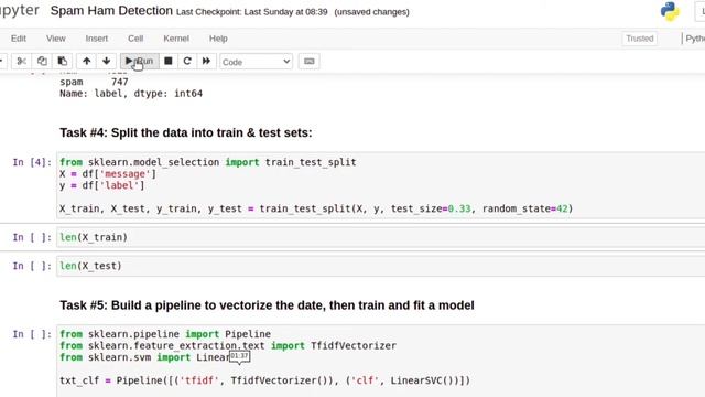 Spam Ham Detection | NLP | Python | Tfidf Vectorizer | LinearSVC Classifier смотреть онлайн