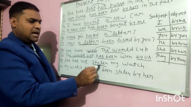 Active and Passive voice present perfect ki passive voice exercise part 8 смотреть онлайн