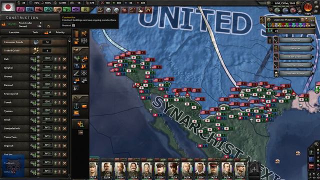 JAPAN INVADES THE UNITED STATES! Hearts of Iron 4: Road to 56 Mod: HOI4 Challenge: Fascist Japan #6 смотреть онлайн