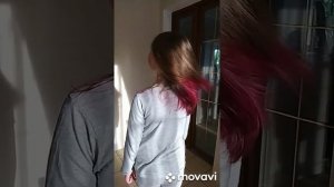 как покрасить кончики волос дома!