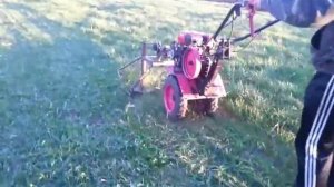 Самодельная роторная косилка на мотоблок - Homemade rotary mower for a motoblock