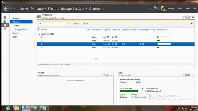 Windows Server 2012 Управление дедупликацией данных смотреть онлайн