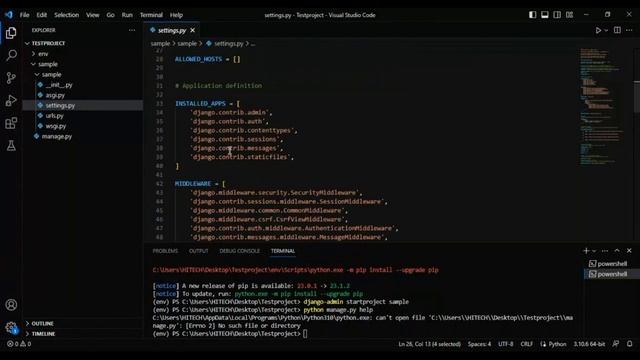Creating First App in Django | Installation of Django смотреть онлайн